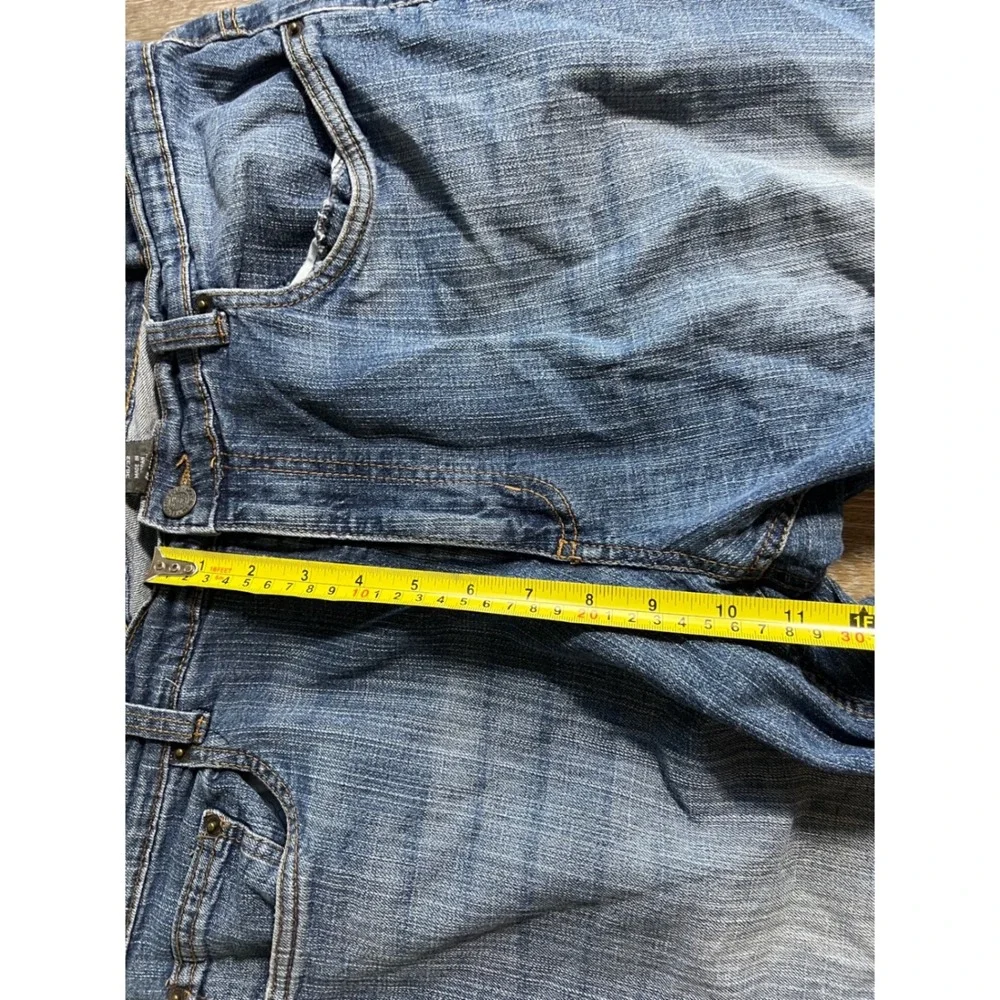 Kenneth Cole Reaction Mens Bootcut Jeans‎ 36x32 Blue Medium Wash Denim